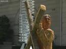 Flying Spaghetti Monster Statue Installed On Courthouse Lawn