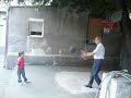 6year old lefty nailing free-throws with impressive maturit
