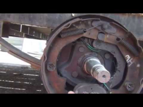 how to adjust electric trailer brakes