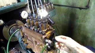 Бульдозер Т-130 ремонт регулировка ТНВД Д-160 насоса