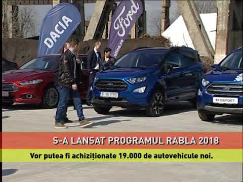 Programul ”Rabla 2018”, lansat astăzi