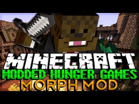 Minecraft MODDED Hunger Games MORPH ANIMALS MOD