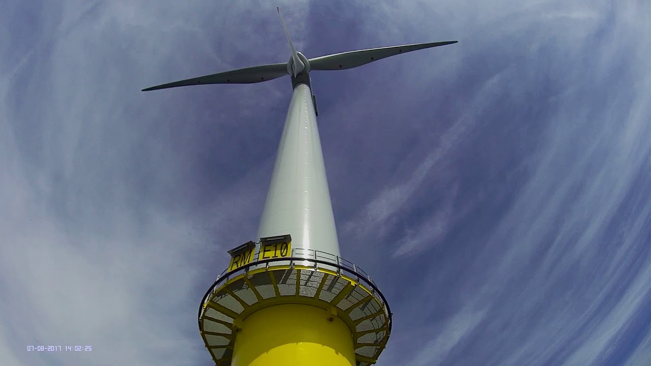 rampion wind farm tours up close wind turbine