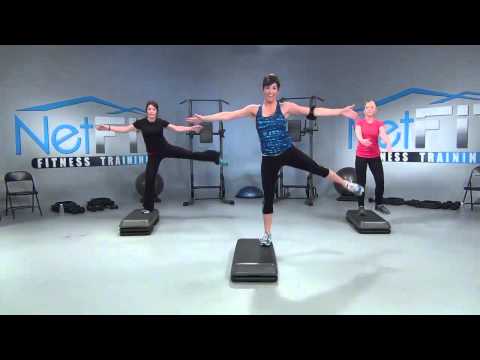 step - Full Body: Cardio Equipment: Step (optional) Utilizing the step, this workout will burn a ton of calories and get you in amazing shape! If your goal is to bu...