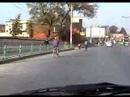Kathmandu Nepal Bandh Feb. 2006 - Fahrt am 1. Streiktag