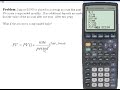 Using the TI 83 TVM-Solver to compute the Future Value of a compounded account
