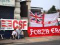 Three lions flag day 2010 Bristol City FC