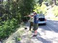 sks shot with 20 gauge up fishing