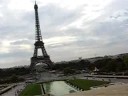 Vue de la tour Eiffel du Trocadero