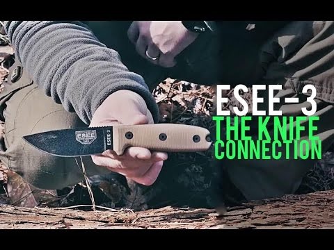 The Knife Connection (Compact Handles) ESEE-3 Review The Knife Connection (Compact Handles) ESEE-3 Review