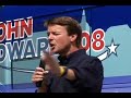 John Edwards - Fighting For One America Iowa Tour Kickoff