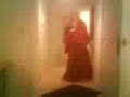 (crossdressed video)red prom dress strip