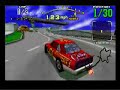 video of the expert track from daytona usa for the sega saturn.