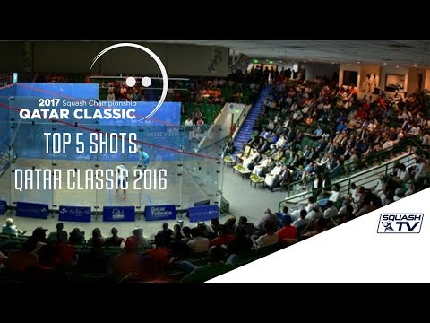 Squash: Top 5 Shots - 2016 Qatar Classic