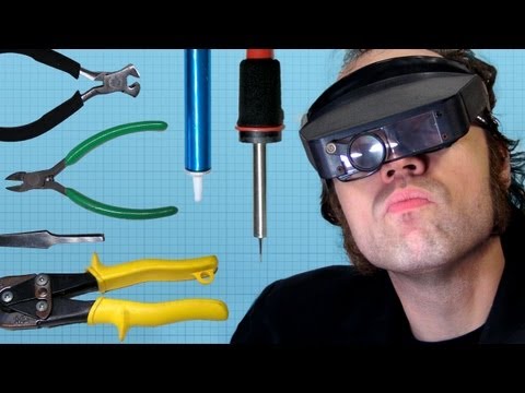 electronics - http://bit.ly/o6Sh3f Get geared up for circuit-making- check out Collin's list of tools no electronaut should be without!