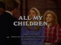 February 29, 1996 All My Children Closing Card