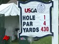 Heavy rains at Bethpage Black left the course unplayable and forced suspension of the opening round of the US Open. (June 18)
