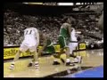Pierce spins and dunks.