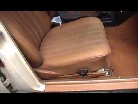 Mercedes-Benz W123 diesel – DIY: front seat removal