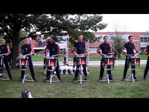 Bluecoats Drumline 2014 - Flam Jam and 8's