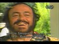 Pavarotti and his father and mother