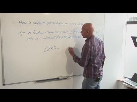 how to determine percentage increase