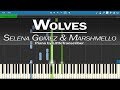 Selena Gomez & Marshmello - Wolves (Piano Cover) by LittleTranscriber