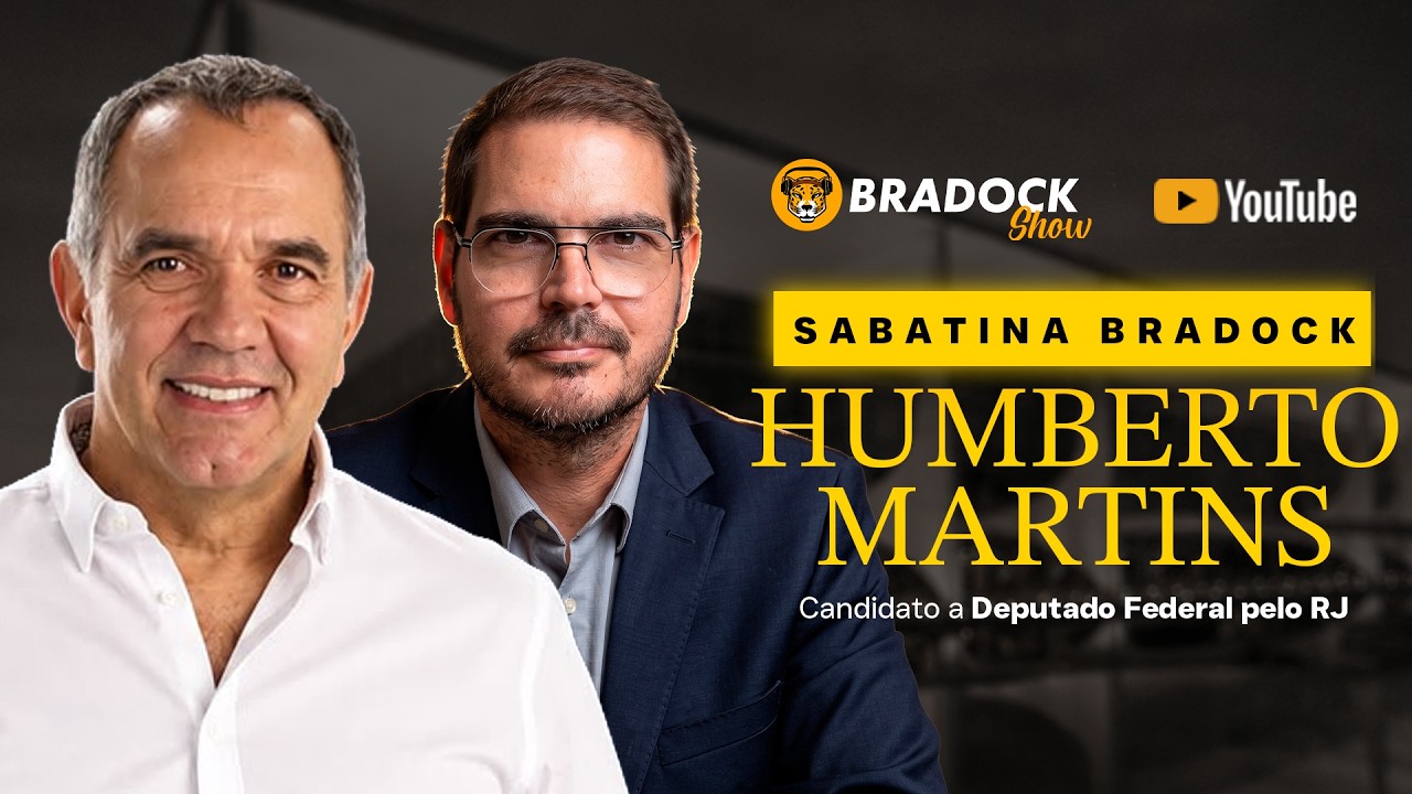 🔴 SABATINA COM HUMBERTO MARTINS - CANDIDATO A DEPUTADO FEDERAL PELO PR | Bradock Show 28/09/2026