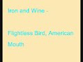 Iron and Wine - Flightless Bird, American Mouth Iron and Wine - Flightless Bird, American Mouth