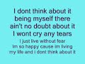 Emily Osment I Dont Think About It (With Lyrics)