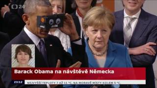 Barack Obama na návštěvě Německa