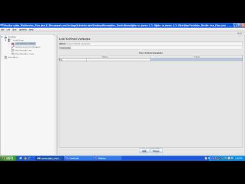 how to define variable in jmeter