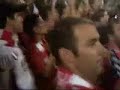 Hapoel Tel Aviv fans singing in a 