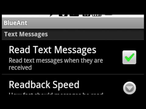 BlueAnt Android Application