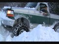 1996 F150 Playing in the Snow
