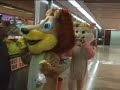Leon Pechocho y Conejito visitan al Alcalde Adalberto Madero