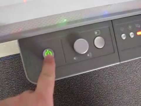 how to turn smartboard on