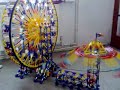 Big wheel and carousel made from knex