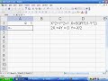 circular references in excel part 7 - simultaneous equations