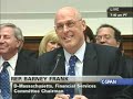 Congresswoman Waters Grills Treasury Sec Paulson
