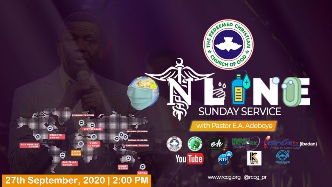 RCCG Sunday Service 27th September 2020 by Pastor E. A. Adeboye - Livestream