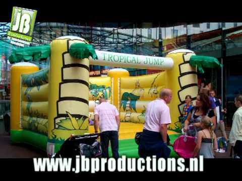 Tropical Jump onderdeel van Tropical Kids Party groot