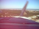 Landing at Kitty Hawk in gusty winds in a Cessna 182