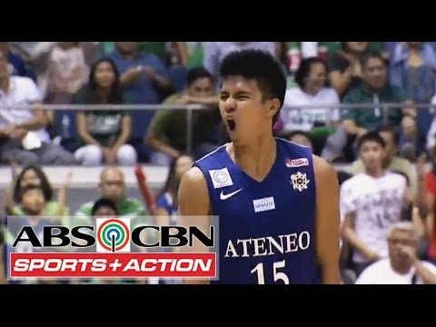 Kiefer - Kiefer Ravena tallies 29 points in their first match vs archrival, DLSU Green Archers, draining 4 3-pointers in the 4th quarter to help the Ateneo Blue Eagle...