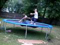2 Morons with an extremely ghetto table.