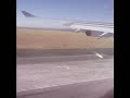 Airbus A340 Landing at Hosea Kutako Intl. Airport, Namibia