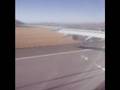 Airbus A340 Landing at Hosea Kutako Intl. Airport, Namibia