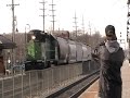 BN GP50 3140 SOU - westbound local - Downers Grove, IL.