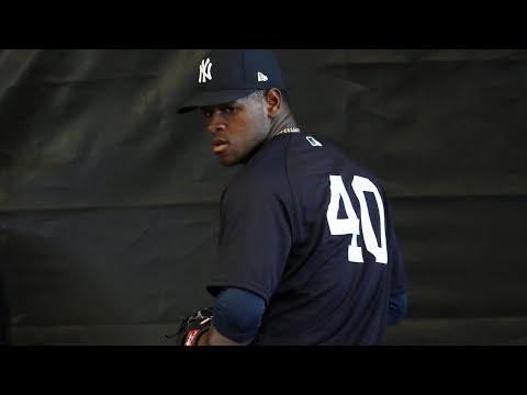 Video: Luis Severino spring training bullpen session