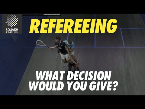 Squash Refereeing: Masotti v Shorbagy - Stroke